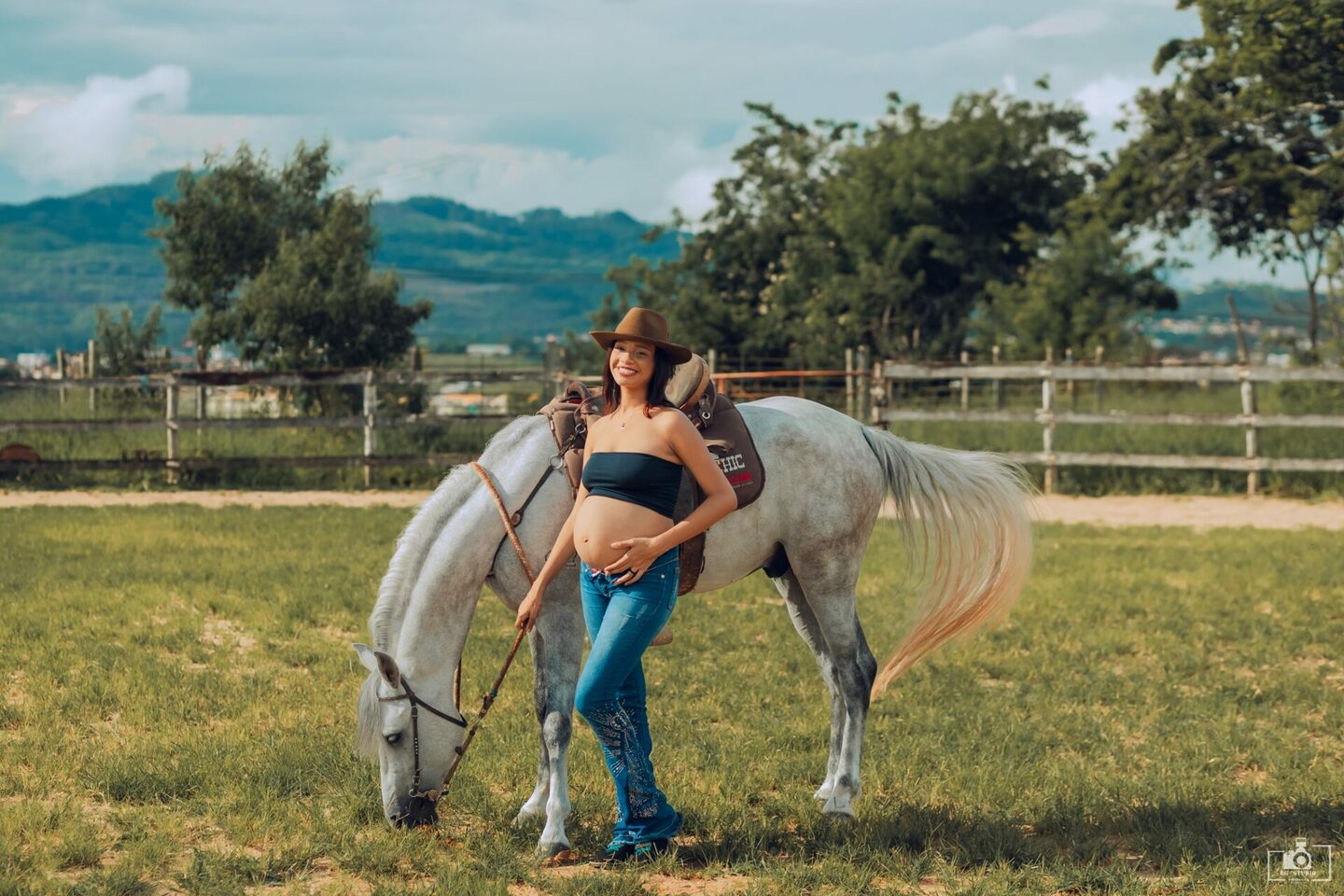 Ensaio Gestante - Maria Eduarda - Clube do Cavalo - Itabira/MG