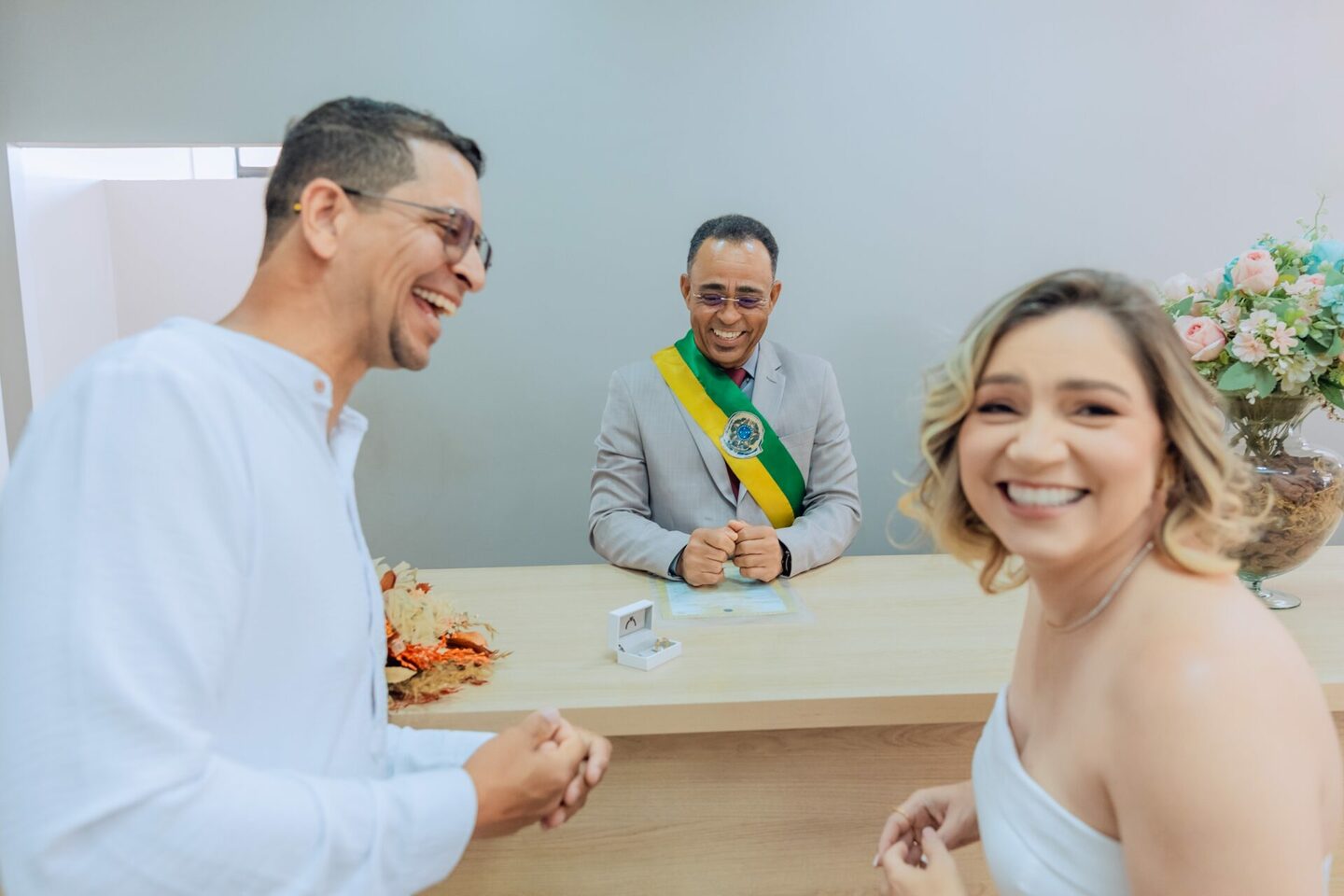 Casamento Civil - Tamires e Fabio - Cartório de Nota - Itabira/MG
