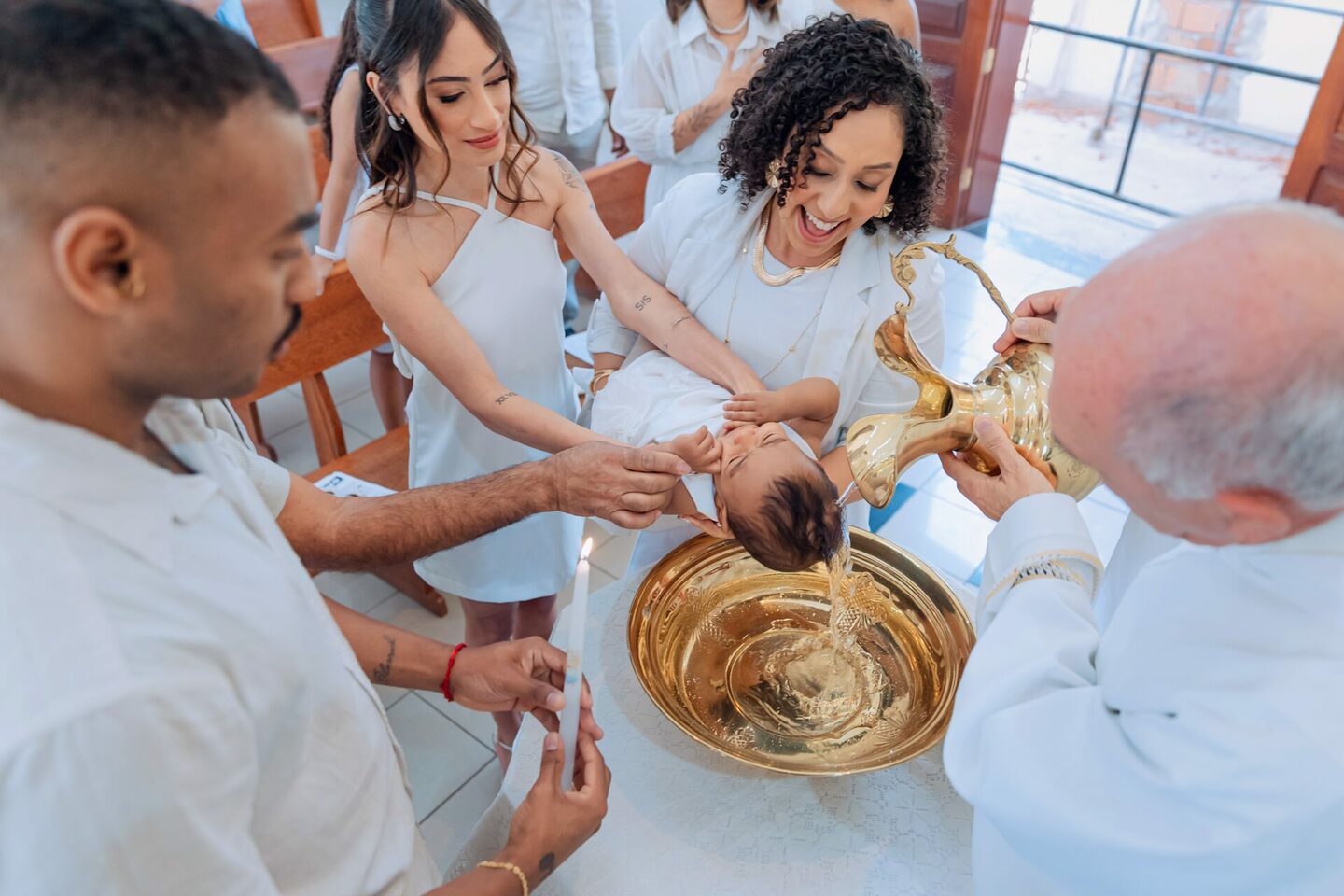 Batismo Helena - Igreja Sagrado Coração de Jesus - Itabira/MG