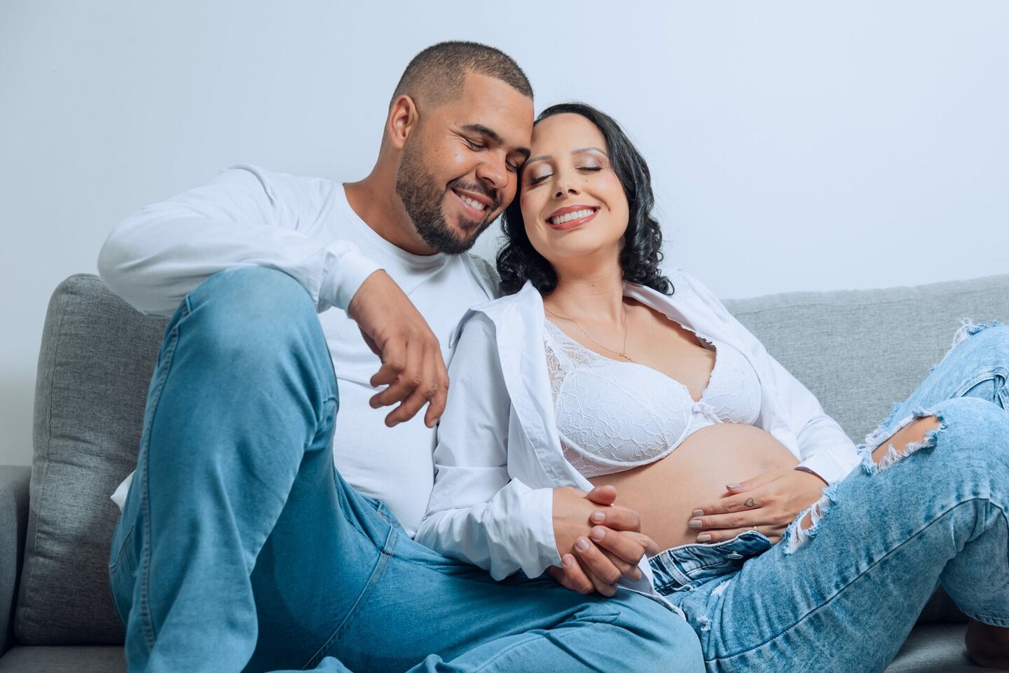 Ensaio gestante - Gaby e Keven - A espera de José Miguel - Estudio Liv - Itabira/MG