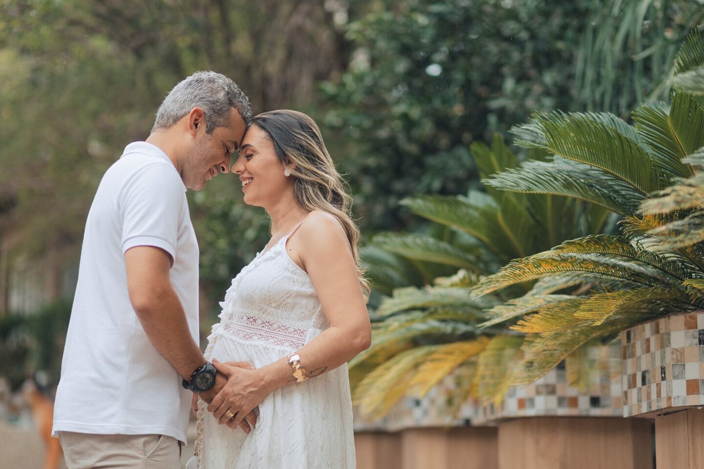 Ensaio Gestante - A espera de Gael - Orquidário Lusal - Itabira/MG