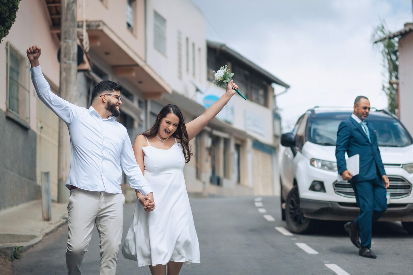 Civil + Ensaio - Jhony e Flavia - Orquidário Lusal - Itabira/MG