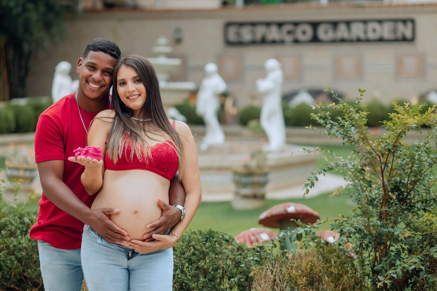 Ensaio Gestante - Sabrina - Orquidário Lusal - Itabira/MG