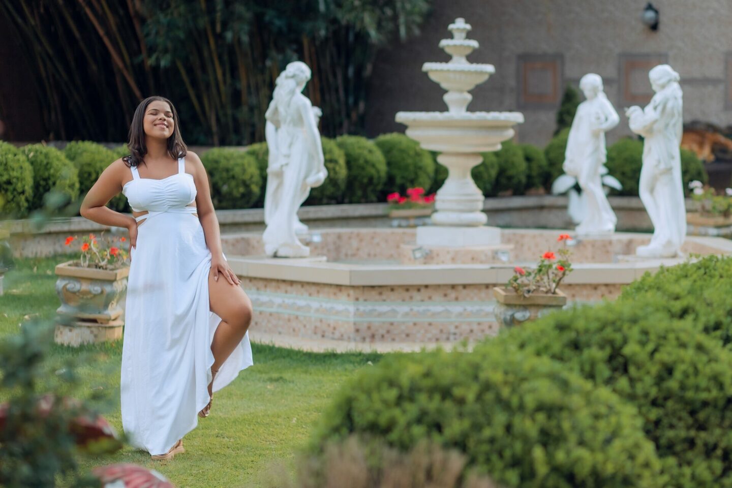 Ensaio feminino - Isa - 15 anos - Orquidário Lusal - Itabira/MG