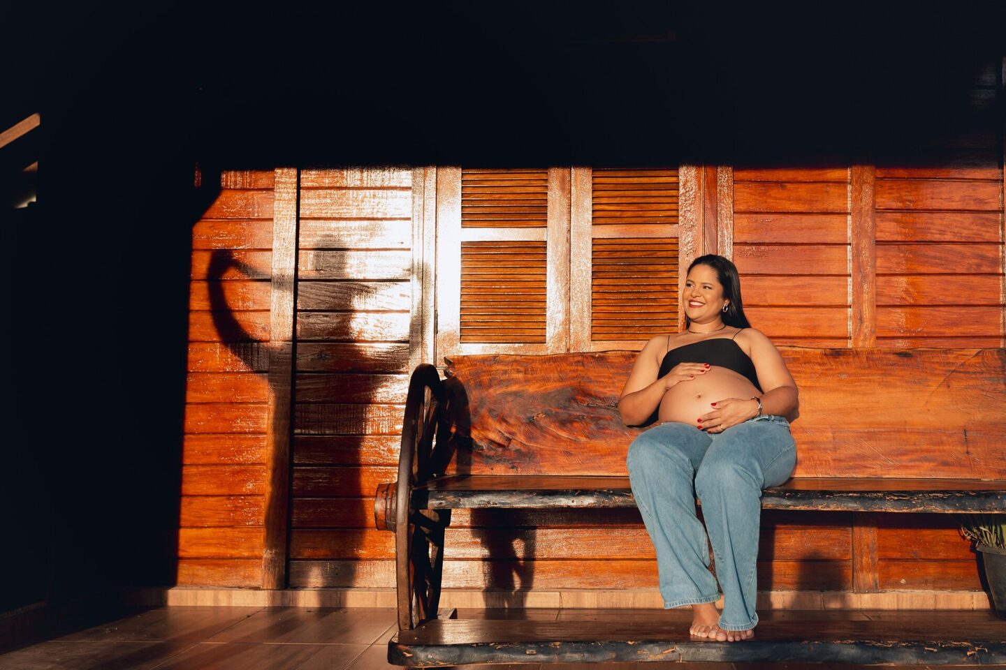 Ensaio Gestante - Bianca - Rancho Canaã - Itabira/MG