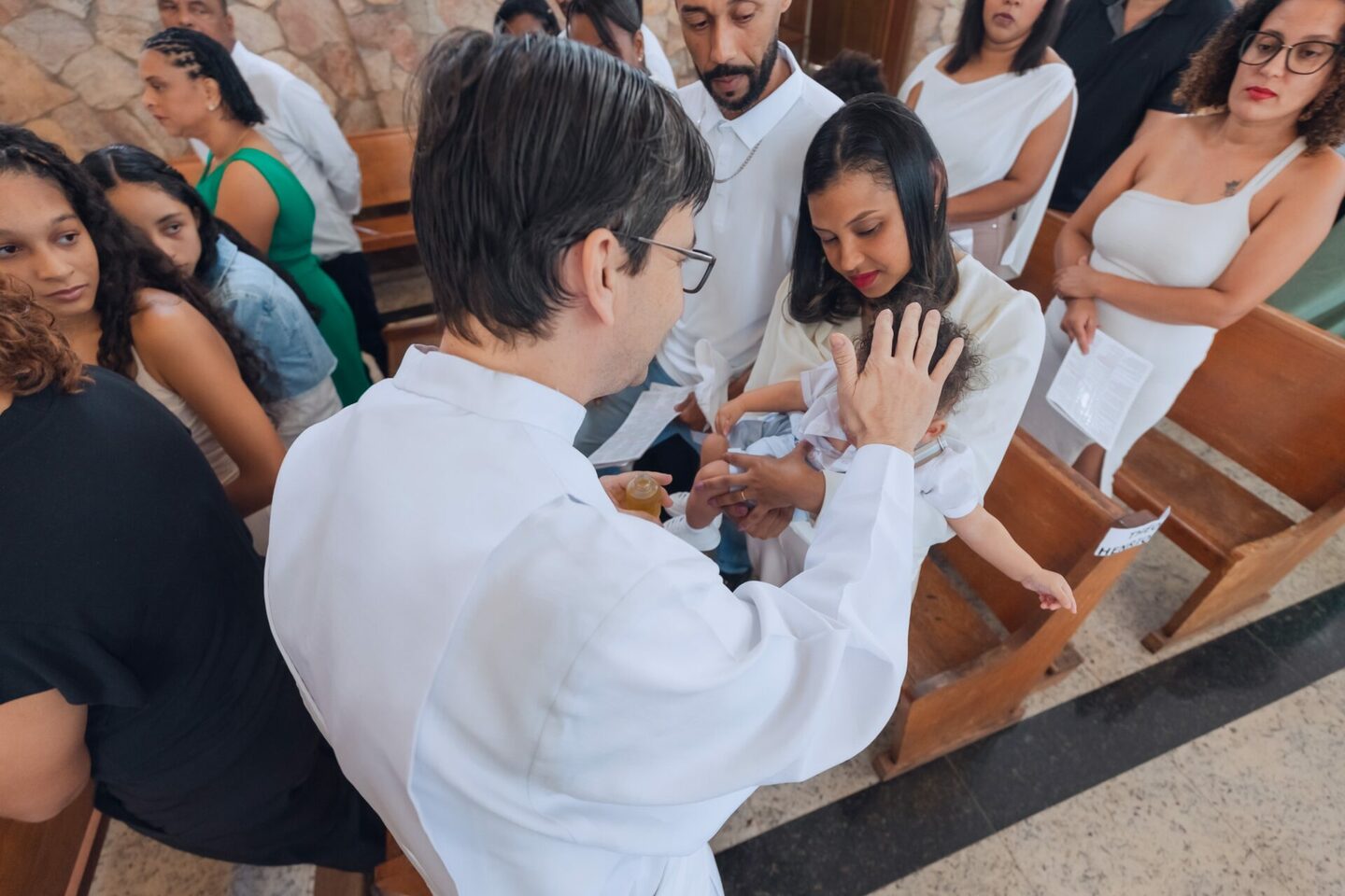 Batismo Theo - Paróquia Nossa Senhora da Piedade - Itabira/MG