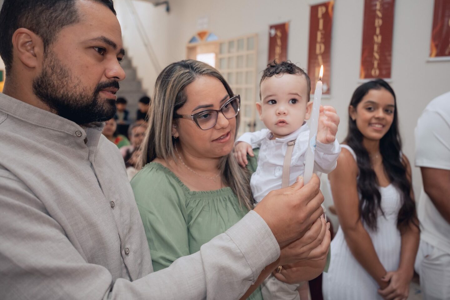 Batismo Ravi - Igreja Católica Divino Espírito Santo - Itabira/MG